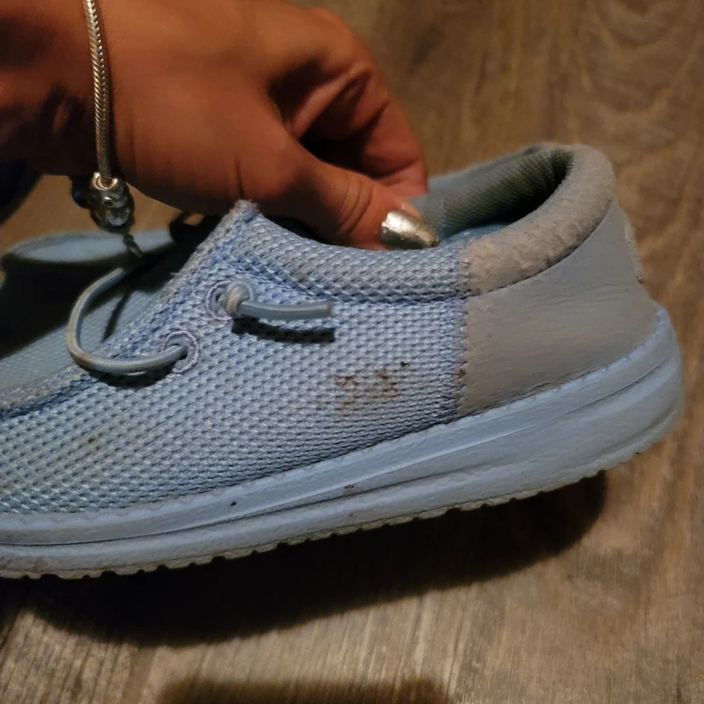 Hey Dude Sky Blue Slip-On Shoes